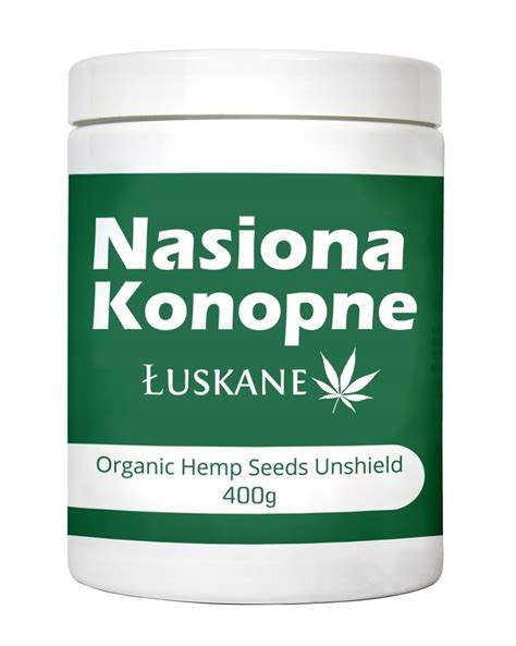 Nasiona Konopi Uskane Bio G Kwasy Omega Allegro Pl