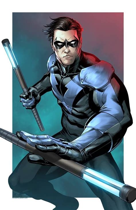 Nightwing By Mark S Miller Nightwing Dc Comics Characters Superhero