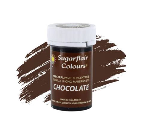 Sugarflair Chocolate Spectral Paste G Concentrated Food Colours