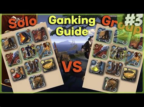 Albion Online H Mace Solo And Party Ganking Guide Solo Vs Group