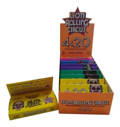 Caja X 12 Bloques 420 Sedas Celulosa Lion Rolling Circus Envío gratis