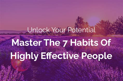 Master The 7 Habits Of Highly Effective People Eilmou