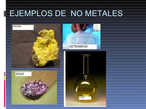 Quimica Caracteristicas De Los Metales No Metales Y Metaloides