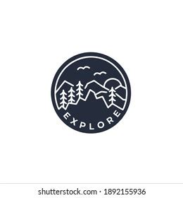 Adventure Symbol Logo Vector Illustration Stock Vector (Royalty Free ...