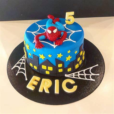 Spiderman Spidermancake Spider Fondant Fondantcake Fondantart