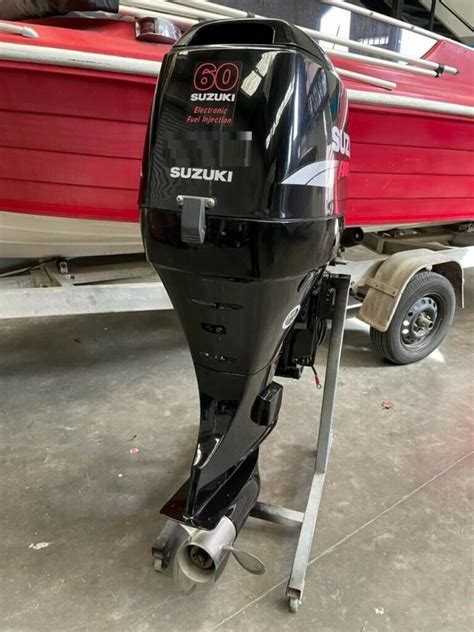 Used Suzuki 60hp 4 Stroke 20 Shaft Long Outboard Motor 1 Step Trading LLC