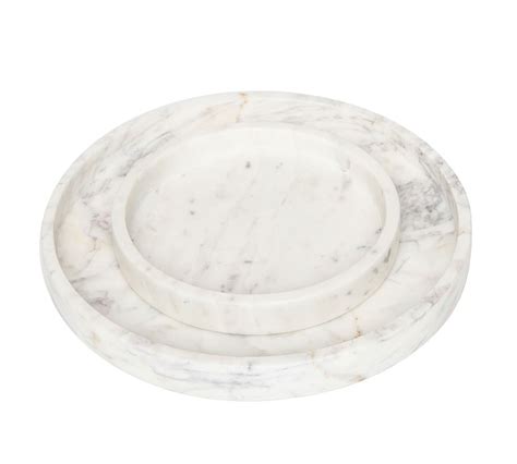 Round Marble Trays Pottery Barn