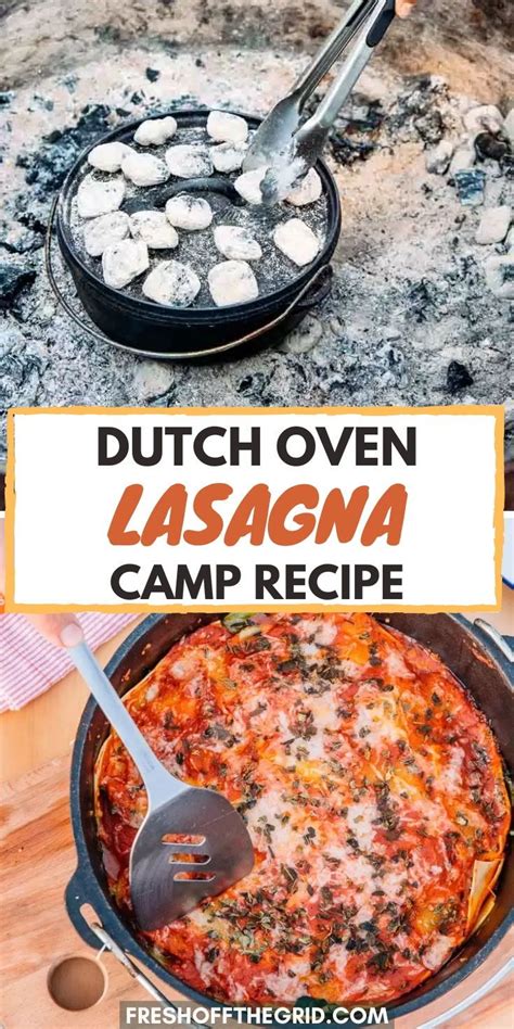 Dutch Oven Campfire Lasagna Artofit