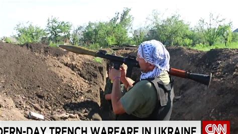 Modern Day Trench Warfare In Ukraine Cnn Video