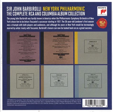 SIR JOHN BARBIROLLI The Complete RCA And Columbia Album Collection