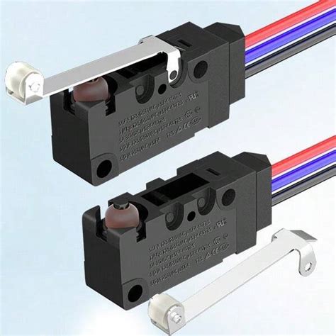 Sets Waterproof Micro Limit Switch With Long Straight Hinge Lever Spdt