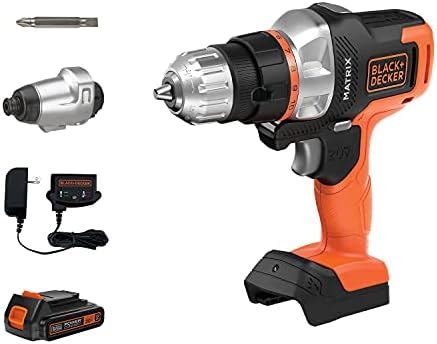 BLACK DECKER Kit combinado de taladro inalámbrico de matriz de 20 V 2