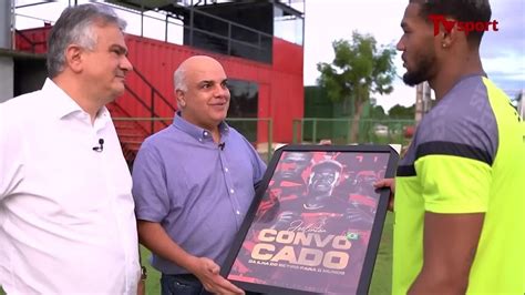 Convocado Para Sele O Joelinton Recebe Homenagem Do Sport Minha