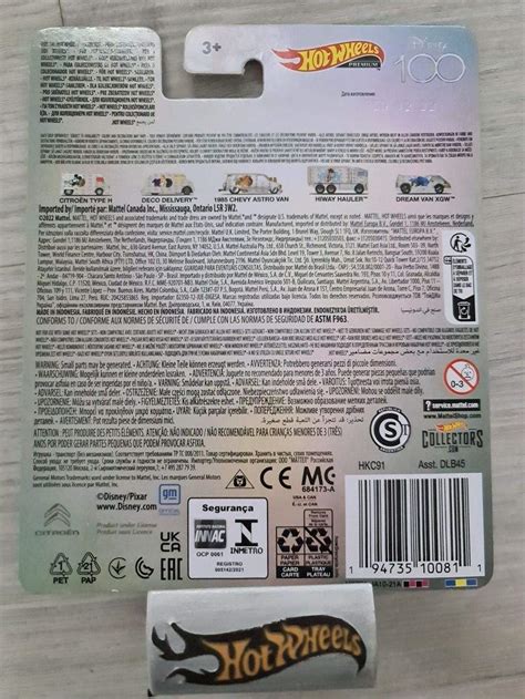 Hot Wheels Premium Disney 100 Deco Delivery 2 5 Long Card