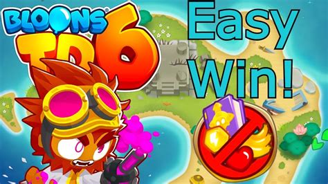 How To Beat Lotus Island On Chimps Bloons Td Youtube