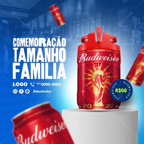 Cervejaria Dia Dia Dos Pais Comemoração Tamanho Família Budweiser