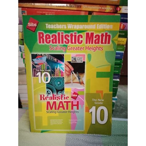 Realistic Math Teachers Wraparound Edition Grade 10 Brandnew Shopee