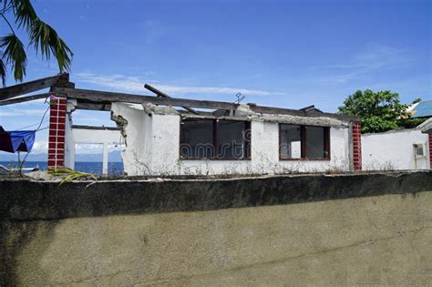 Typical Small Houses Near the Beach at the Philippines Stock Image ...