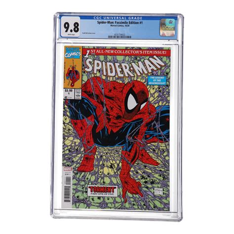 Spider Man Issue Facsimile Edition Marvel Comic Book Cgc