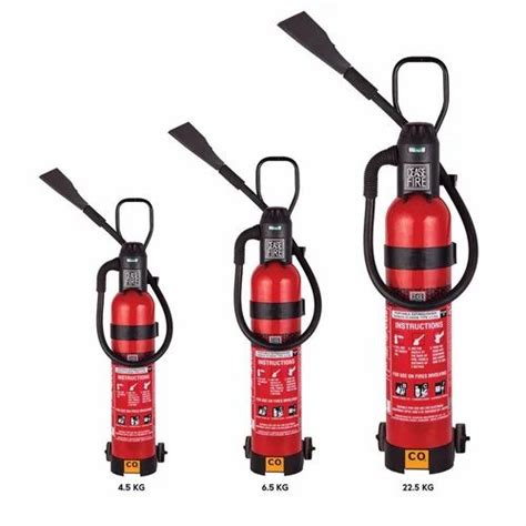 Mild Steel CO2 Fire Extinguisher For Industrial Capacity 4Kg At Rs