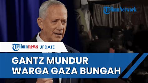 Video Semringah Warga Gaza Palestina Rayakan Mundurnya Menteri