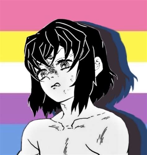 Inosuke Hashibira Bigender Flag Pride Icon