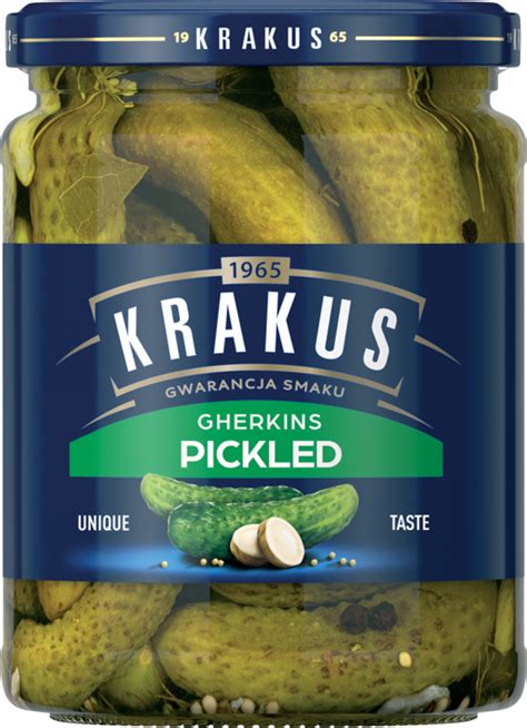 Krakus Pickled Gherkins 500g Holleys Fine Foods