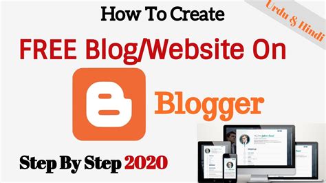 How To Create Blog Website On Blogger Setup Free Website On Blogger