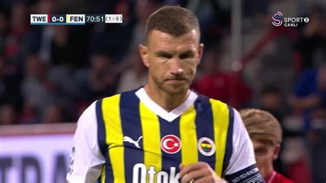 Fenerbahçe Edin Dzeko ile 1 0 Öne Geçiyor UECL YouTube