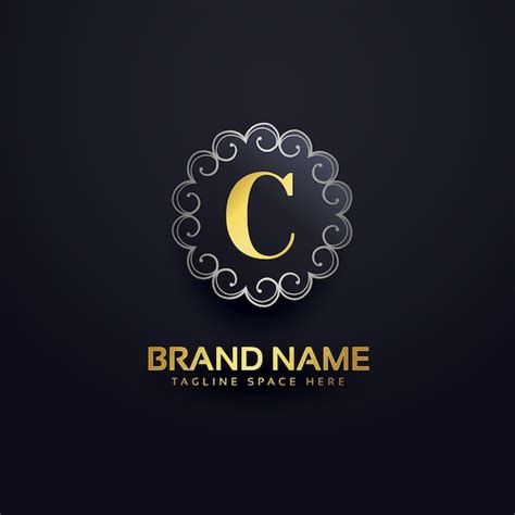 Free Vector Letter C Luxury Logo