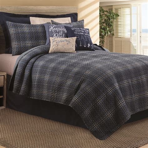 Anthony Plaid King Quilt Set