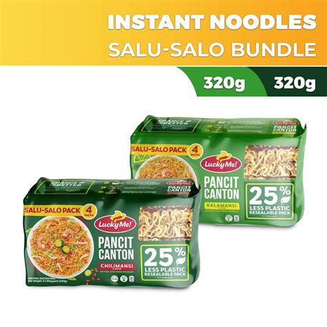 Lucky Me Pancit Canton Salu Salo Pack Bundle Kalamansi 320g