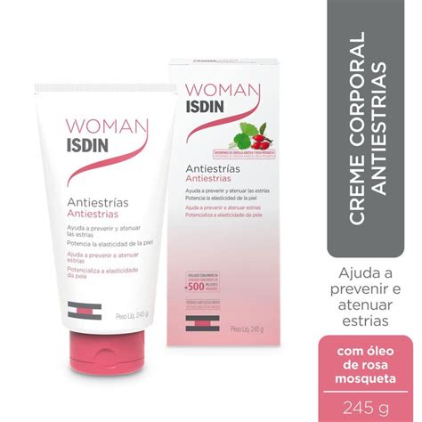 Creme Antiestrias Woman Isdin 250ml Drogaria Globo Drogaria Globo