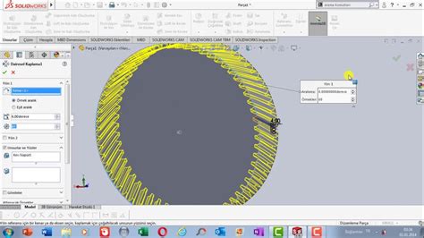 SOLIDWORKS HELİSEL DİŞLİ TASARIMI YouTube