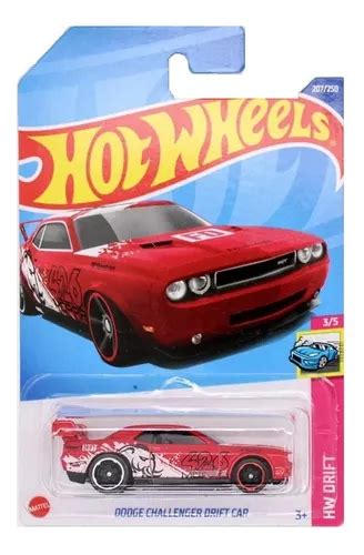 Hot Wheels Dodge Challenger Drift Car Rojo Meses Sin Intereses