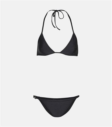 Embellished Bikini In Black Gucci Mytheresa