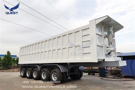 Quest Coal Or Gravel Aggregate Transport Rear Hydraulic Cubic Meter