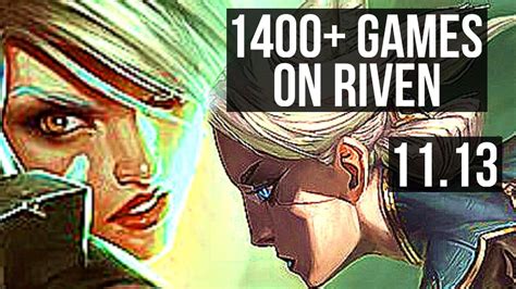 RIVEN Vs CAMILLE TOP Rank 3 Riven 2 1M Mastery 1400 Games KR