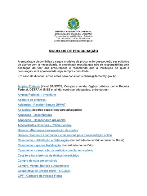 procuracao  cheque banco emprestimos