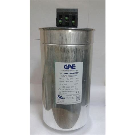 Jual Kapasitor Gae Mkpg Kvar V X Uf Phase Hz Shopee