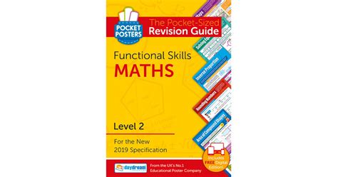 Maths Functional Skills Level Revision Guide Pocket Poster