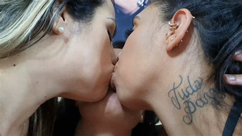 INSATIABLE TRIO OF DEEP AND HOT KISS BY BIA MELLO THAY FLORES MIRELA GIBSON NEW KC CLIP