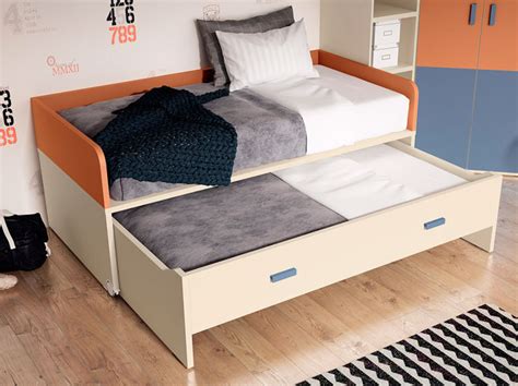 Cama Nido Para Dormitorio Juvenil Muebles Valencia® Acabado A Arena