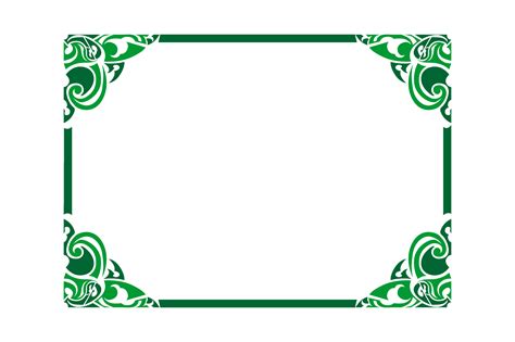 Green Border Png Transparent Png Download