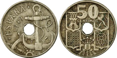 Coin Spain Francisco Franco Caudillo Centimos European