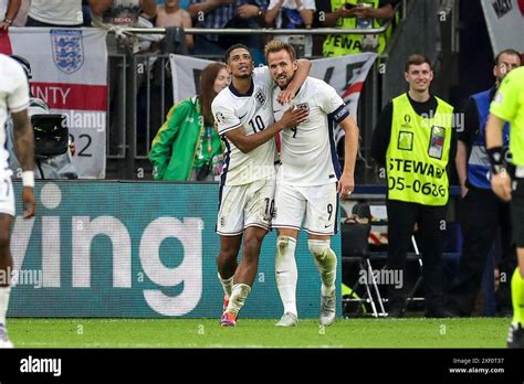 England Forward Harry Kane Scores A GOAL 2 1 And Celebrates With