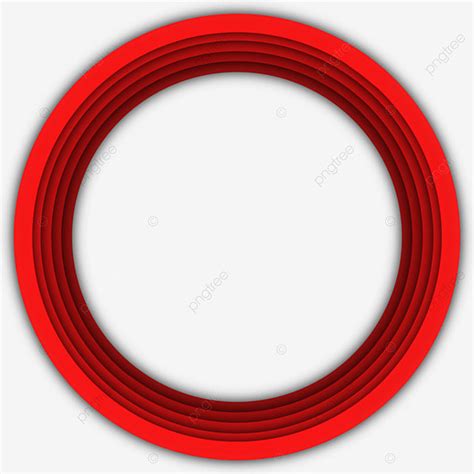 Shadow Circle Clipart Png Images Monochrome Red Circle With Drop