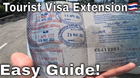 Easy Steps To Extend Your Tourist Visa In Thailand 🇹🇭 Visa Extension Guide Youtube