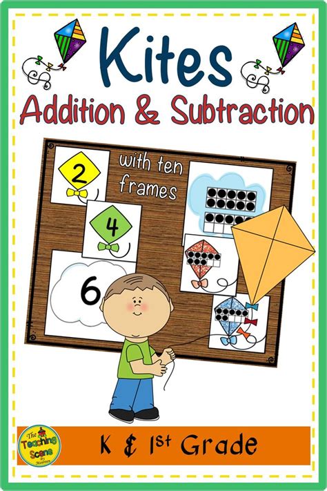 Kites Addend Addition Subtraction With Ten Frames Addition And