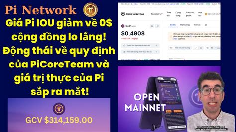 Pi Network Giá Pi IOU về 0 PCT giá trị thực của Pi sắp ra mắt